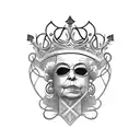 Queen's Crown tattoo design idea