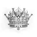 Queen's Crown tattoo design idea
