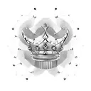 Queen's Crown tattoo design idea