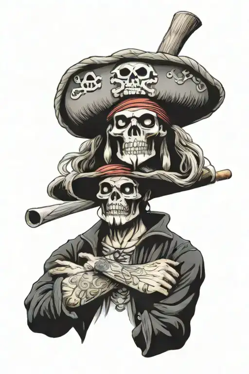 straw hat pirates full sleeve tattoo tattoo design idea