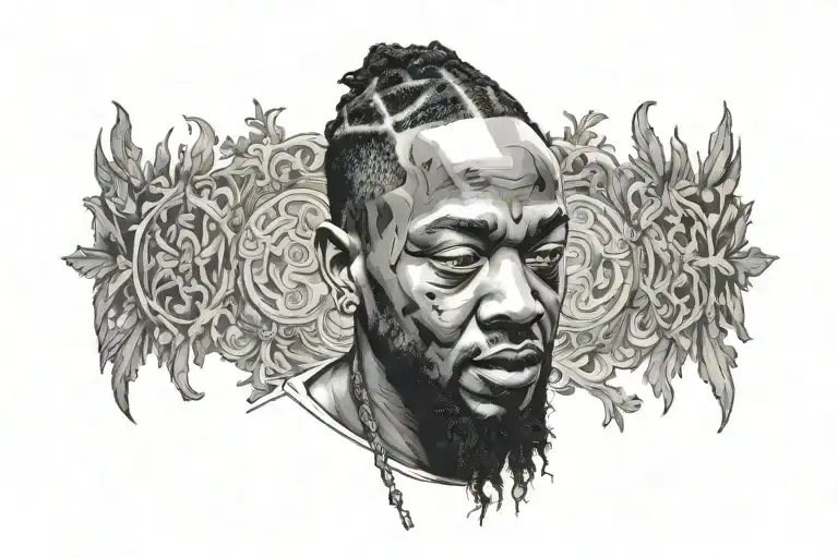 kendrick lamar damn tattoo design idea