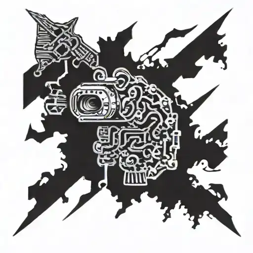 rage against the machine album cover tattoo design idea