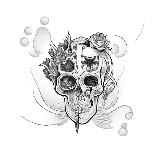 corpse of the bride tattoo design idea