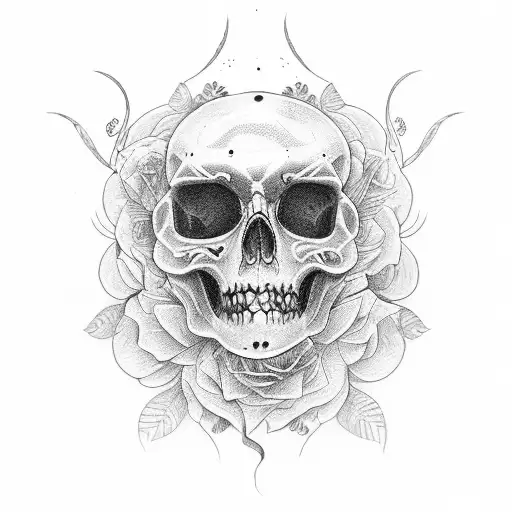 corpse of the bride tattoo design idea