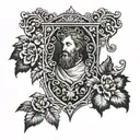 renaissance style tattoo design idea