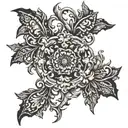 renaissance style tattoo design idea