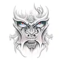 demons native pride tattoo design idea