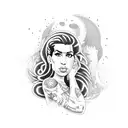 Amy Winehouse  tattoo design idea