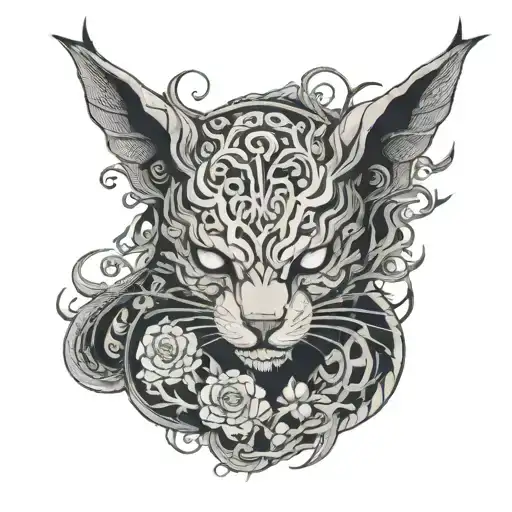 gojo satoru sleep tattoo design idea