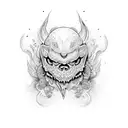 Boxhandschuhe schwert tattoo design idea