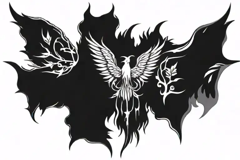 red rising pierce brown  tattoo design idea