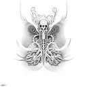 in utero tattoo design idea
