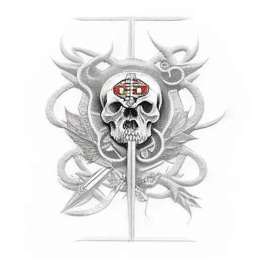 San expedito  tattoo design idea