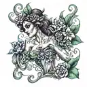 Sicilian trinacria tattoo design idea