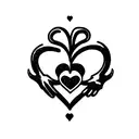 floral claddagh tattoo design idea
