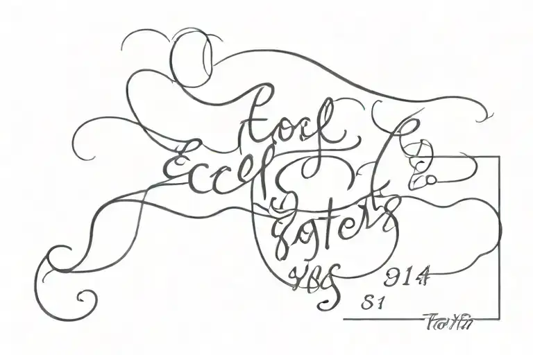 Ecclesiastes 3:11 tattoo design idea