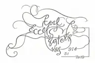 Ecclesiastes 3:11 tattoo design idea