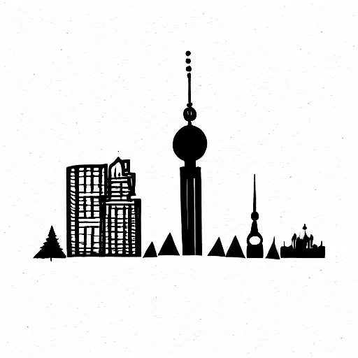 Berlin tattoo design idea