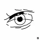 crying eye tattoo design idea
