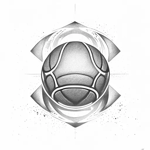 Stephen Curry shooting a basketball tattoo design idea