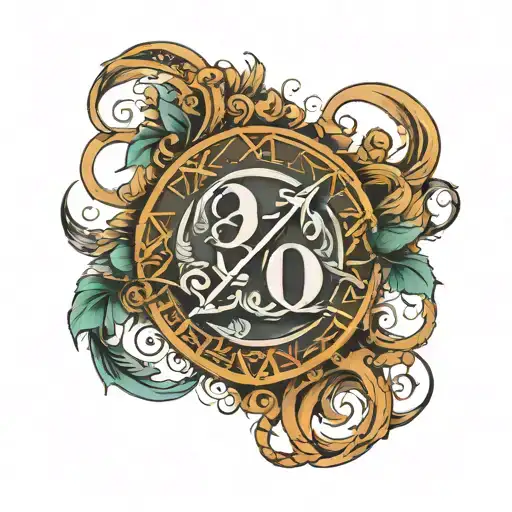 8:28 in Roman numerals tattoo design idea