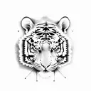 tiger and dragon  tattoo design idea