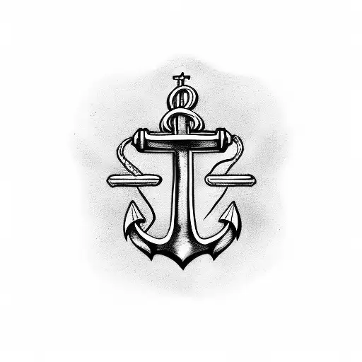 faith love and hope anchor  tattoo design idea