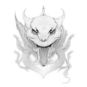 Naga wrapping round tattoo design idea