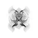 Naga wrapping round tattoo design idea