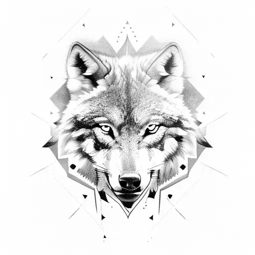 dacian wolf tattoo design idea