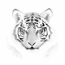 tigre chino tattoo design idea