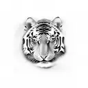 tigre chino tattoo design idea