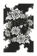 trust no one hand tattoo design idea