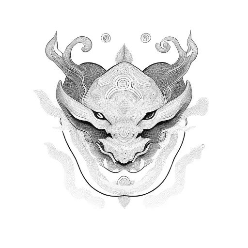 big line, no shadow, golden ratio, no animals, no faces,  tattoo design idea