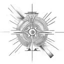 blessing tattoo design idea