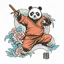 kongfu panda tattoo design idea