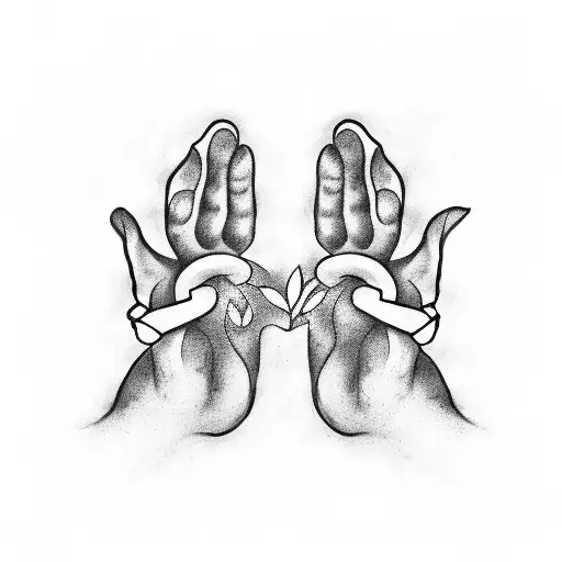2 dog paws and 1 birth date tattoo design idea
