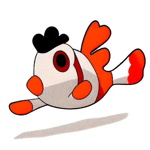 clownfish tattoo design idea