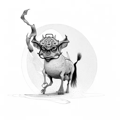 un camino con una madre y hijo caminando en el tattoo design idea