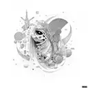 horizontal minimalist friendship music travel rock muse queen tattoo design idea