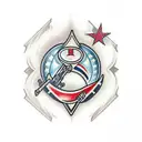 dominoes tattoo design idea