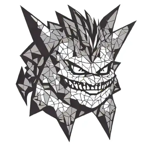 gengar  tattoo design idea