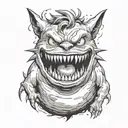 gengar  tattoo design idea