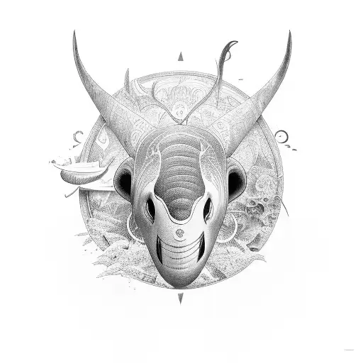 tejon mielero, orca  tattoo design idea