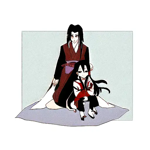 hashirama x madara  tattoo design idea