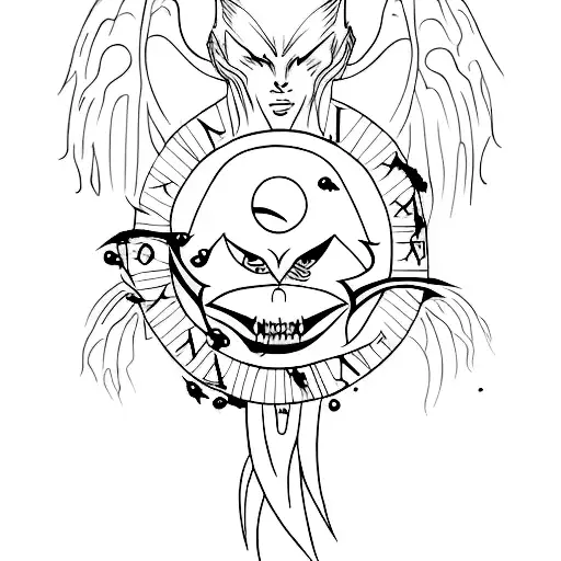 Create a minimalist tattoo inspired by The Vampire Diaries tattoo design idea