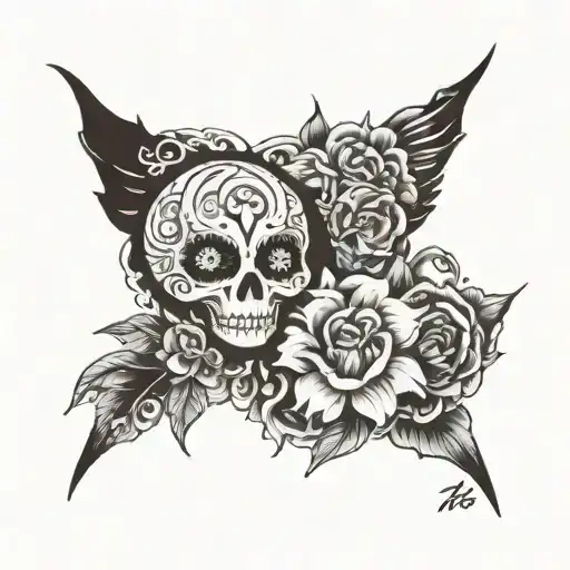 equal unique and infinite tattoo design idea
