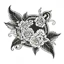 equal unique and infinite tattoo design idea