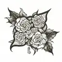 equal unique and infinite tattoo design idea