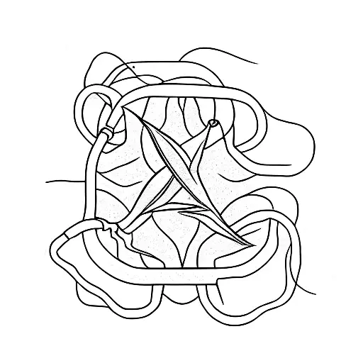 cannabis thc molecule tattoo design idea